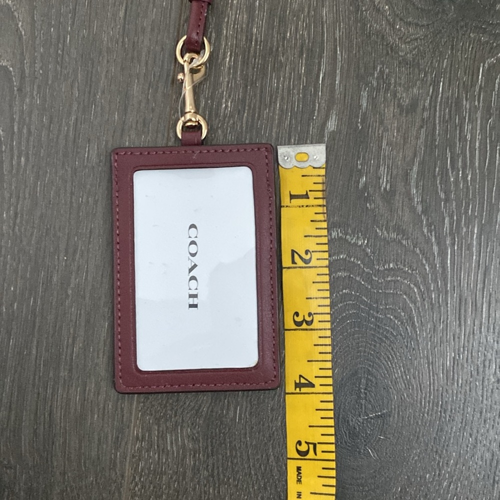Coach ID Lanyard Brand New colors brown, tan, burgundy, with flowers and… - Picture 6 of 6